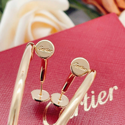 [OAKJURI Jewelry] JUSTE NO DIAMOND LARGE EARRINGS