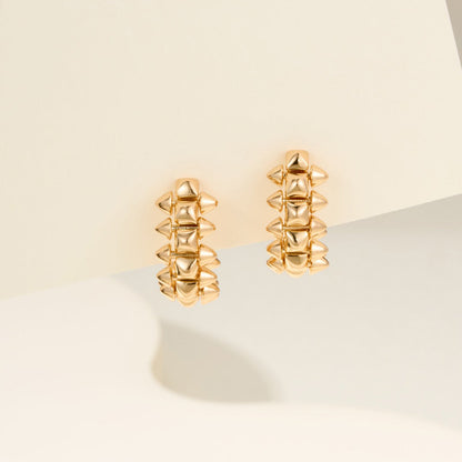 [OAKJURI Jewelry] CLASH MINI HOOP EARRINGS