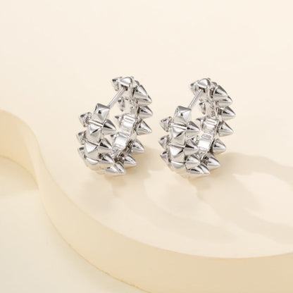 [OAKJURI Jewelry] CLASH MINI HOOP EARRINGS
