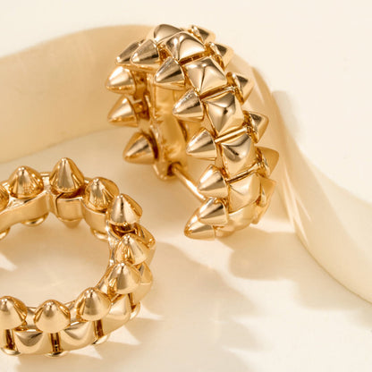 [OAKJURI Jewelry] CLASH MINI HOOP EARRINGS