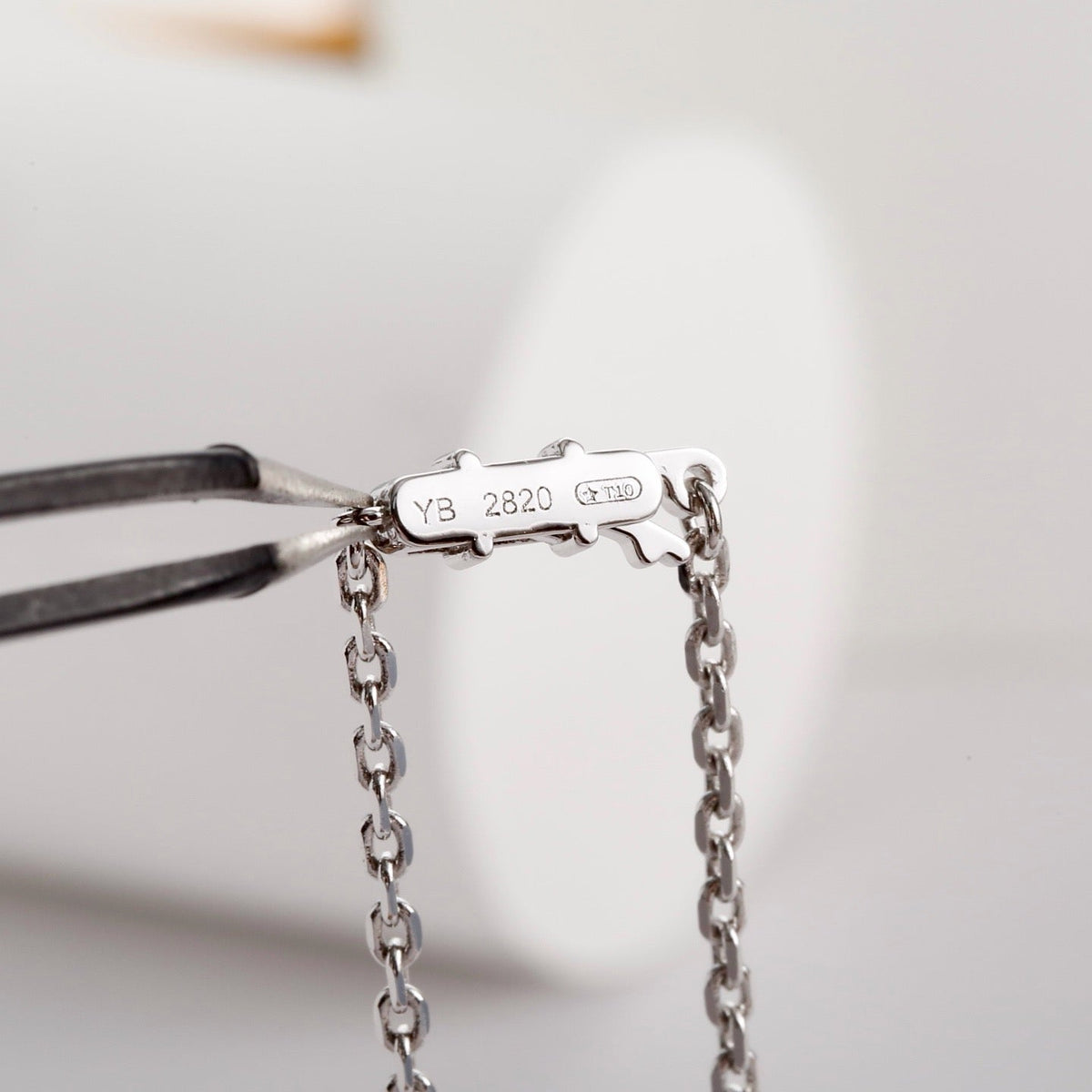 [OAKJURI Jewelry] LOVE NECKLACE 16MM  FULL DIAMOND