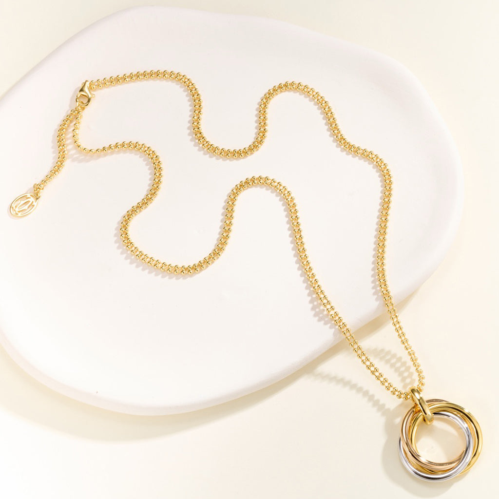 [OAKJURI Jewelry] TRINITY LARGE NECKLACE
