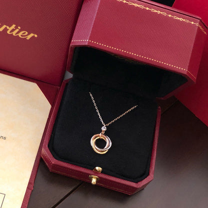 [OAKJURI Jewelry] TRINITY  NECKLACE 1 DIAMOND