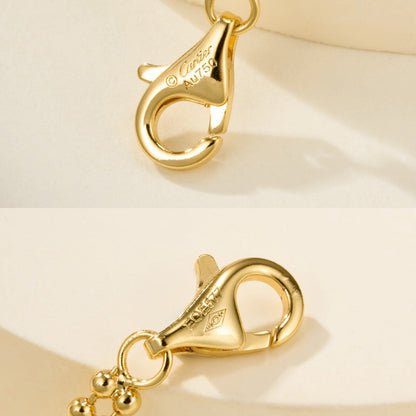 [OAKJURI Jewelry] TRINITY LARGE FULL DIAMOND  NECKLACE