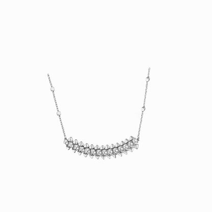[OAKJURI Jewelry] CLASH  SMALL FULL DIAMOND NECKLACE