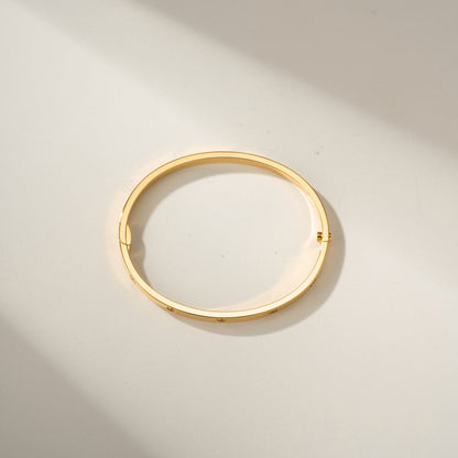[OAKJURI Jewelry] JUSTE Diamond & LOVE Diamond Bracelet Stack Set
