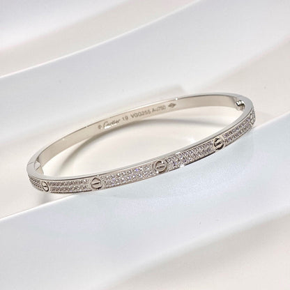 [OAKJURI Jewelry] LOVE BRACELET 3.65MM DIAMOND-PAVED