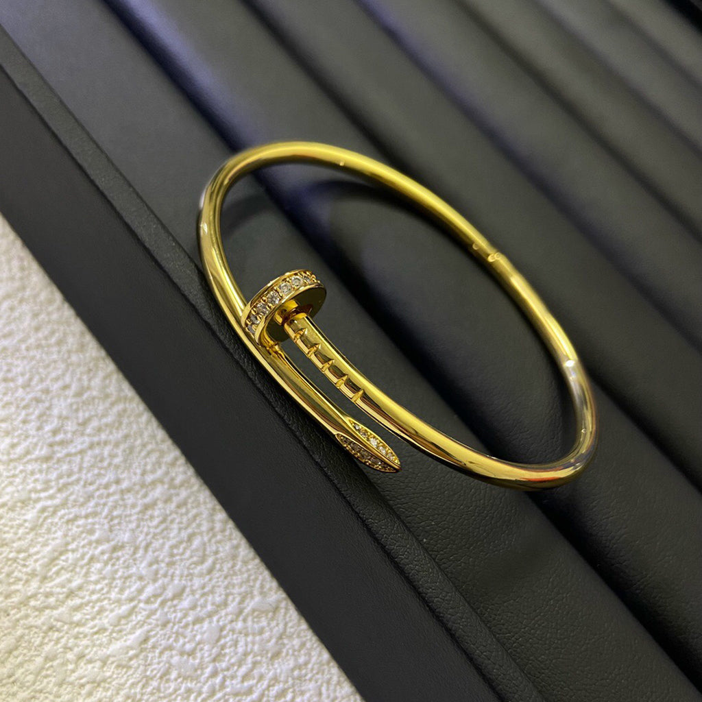 [OAKJURI Jewelry] LOVE Classic & JUSTE Diamond Bracelet Stack Set