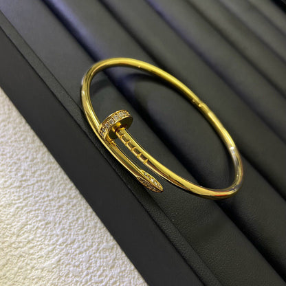 [OAKJURI Jewelry] LOVE Classic & JUSTE Diamond Bracelet Stack Set