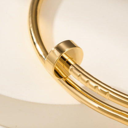 [OAKJURI Jewelry] Clover White Mother-of-Pearl & JUSTE Bracelet Stack Set