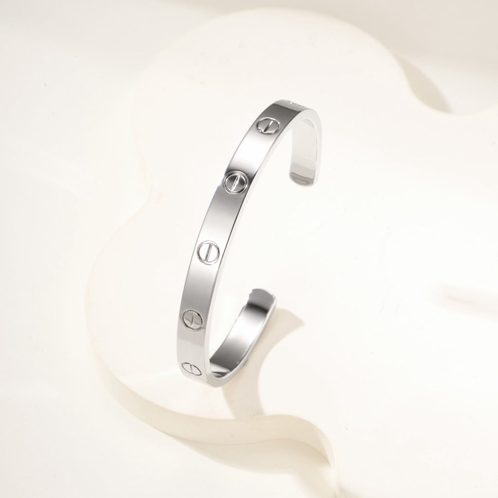 [OAKJURI Jewelry] LOVE BRACELET 6.1MM OPEN CUFF