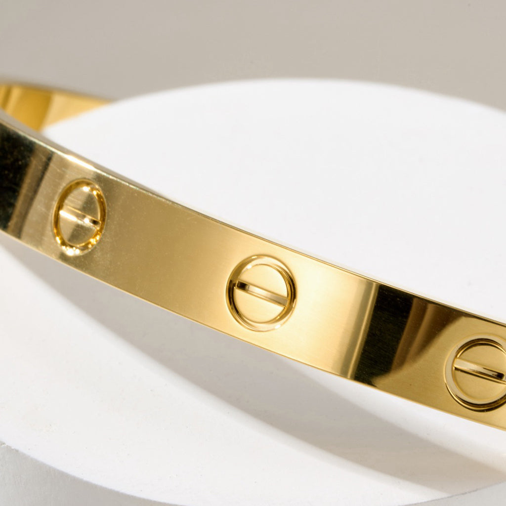 [OAKJURI Jewelry] LOVE BRACELET 6.1MM OPEN CUFF