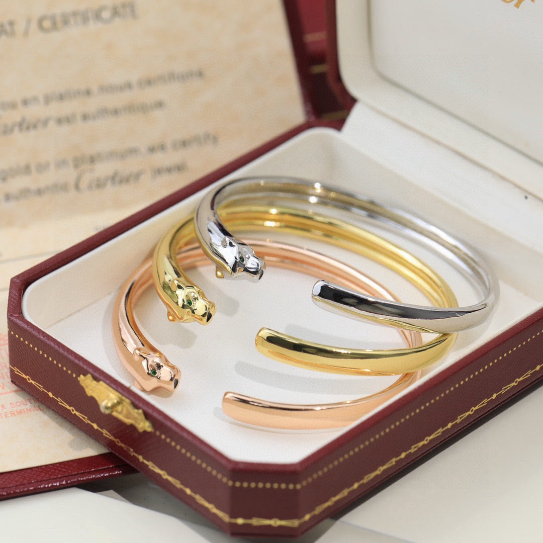 [OAKJURI Jewelry] PANTHERE OPEN BRACELET