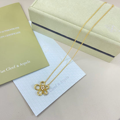 [OAKJURI Jewelry]FLOWERLACE NECKLACE 5 DIAMONDS