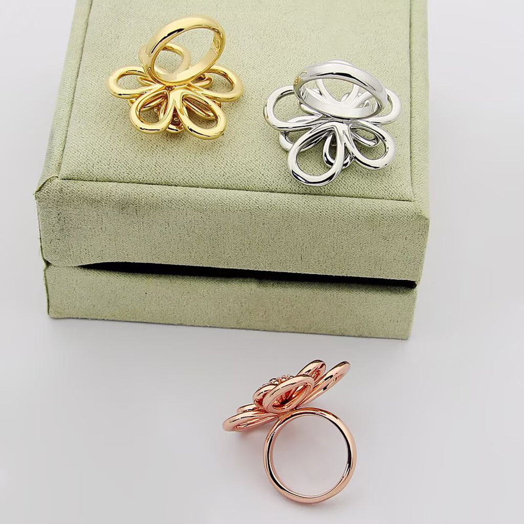 [OAKJURI Jewelry] FLOWERLACE RING 5 DIAMONDS