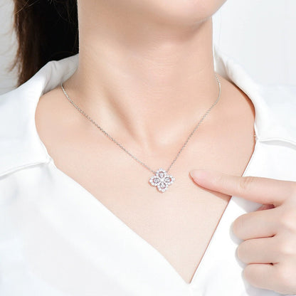 [OAKJURI Jewelry]LOOP NECKLACE FULL MOTIF DIAMOND 16MM MULTIPLE COLORS
