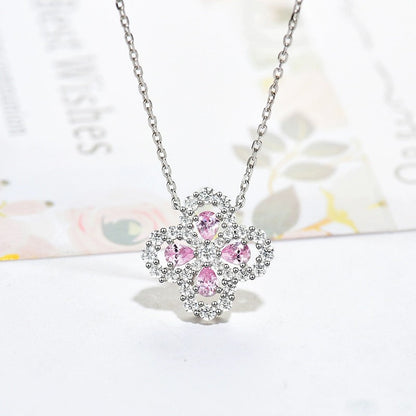 [OAKJURI Jewelry]LOOP NECKLACE FULL MOTIF DIAMOND 16MM MULTIPLE COLORS