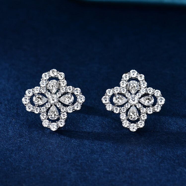 [OAKJURI Jewelry]LOOP EARRINGS FULL MOTIF DIAMOND 16MM