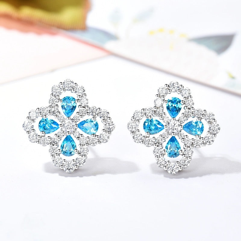 [OAKJURI Jewelry]LOOP EARRINGS FULL MOTIF DIAMOND 16MM