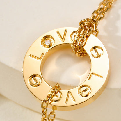 [OAKJURI Jewelry] LOVE BRACELET 2 DIAMOND