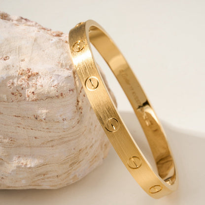 [OAKJURI Jewelry] LOVE BRACELET 6.1MM BRUSHED