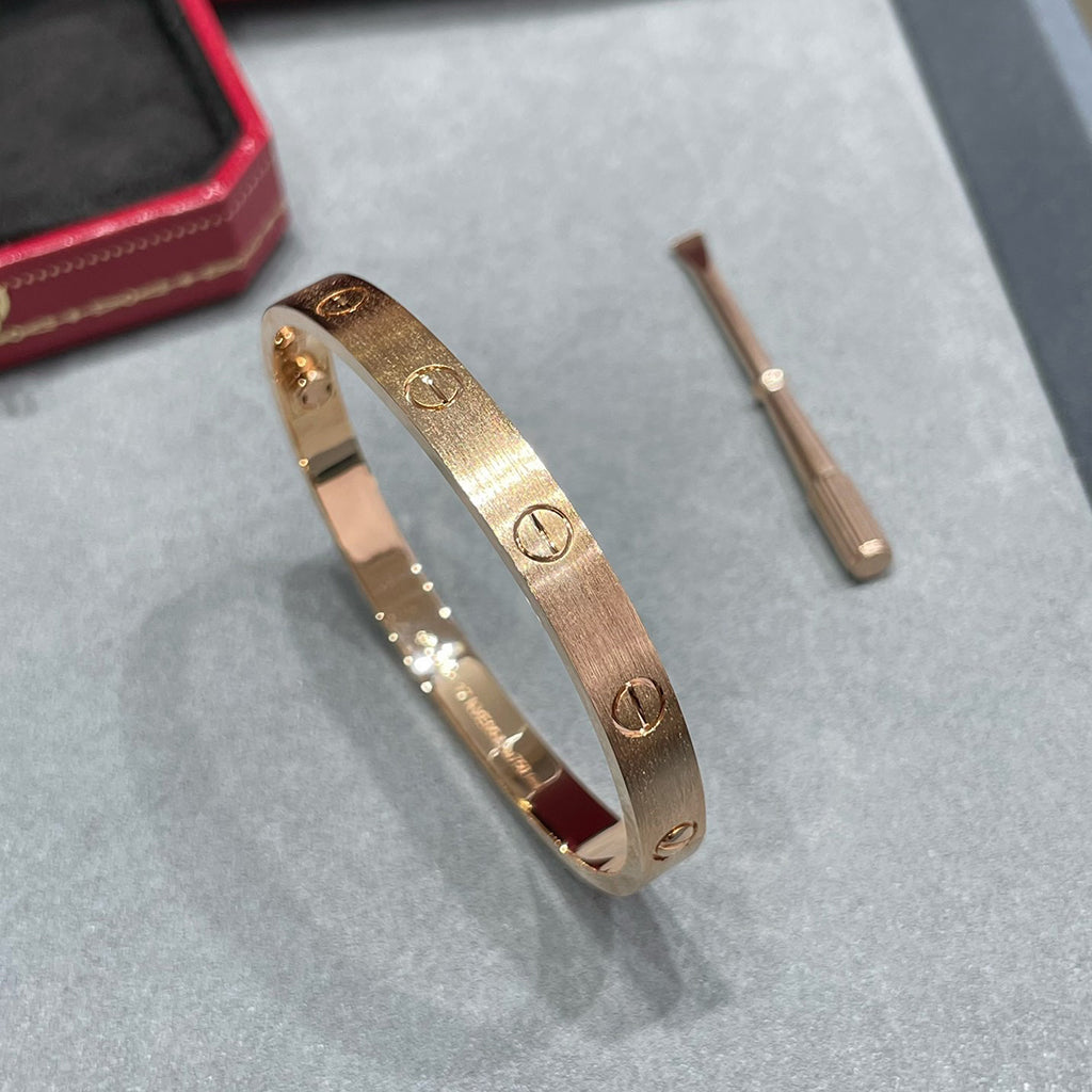 [OAKJURI Jewelry] LOVE BRACELET 6.1MM BRUSHED