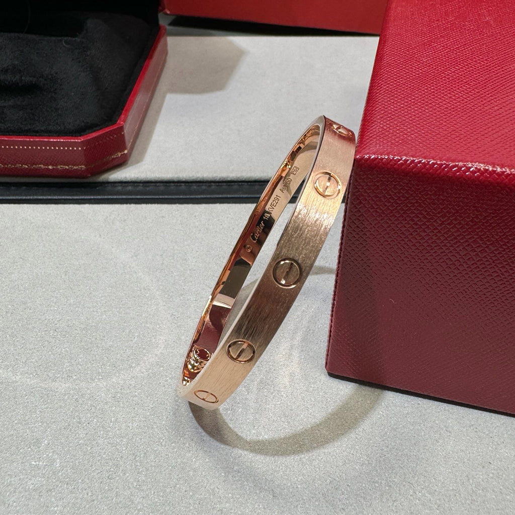[OAKJURI Jewelry] LOVE BRACELET 6.1MM BRUSHED