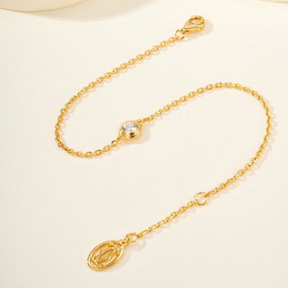 [OAKJURI Jewelry] DAMOUR BRACELET 1 DIAMOND