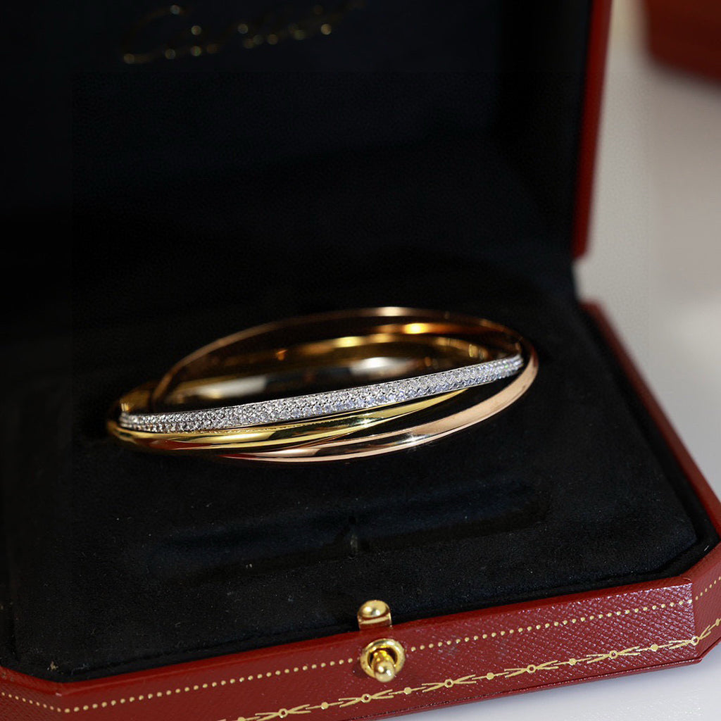 [OAKJURI Jewelry] TRINITY 2.8MM SMALL BRACELET