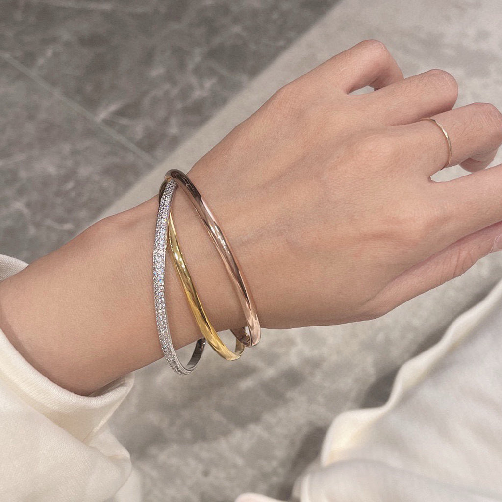 [OAKJURI Jewelry] TRINITY 2.8MM SMALL BRACELET