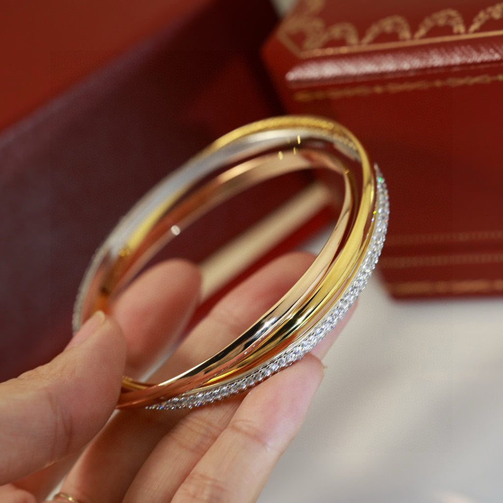 [OAKJURI Jewelry] TRINITY 2.8MM SMALL BRACELET