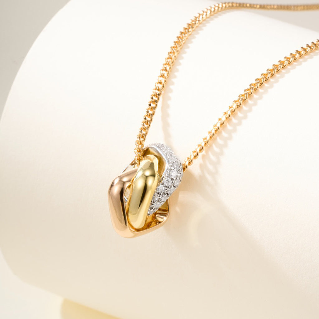 [OAKJURI Jewelry] TRINITY CUSHION NECKLACE COLLECTION