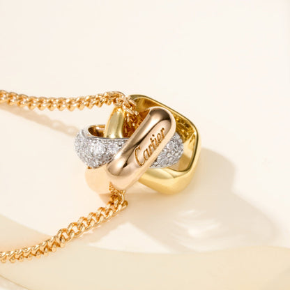 [OAKJURI Jewelry] TRINITY CUSHION NECKLACE COLLECTION