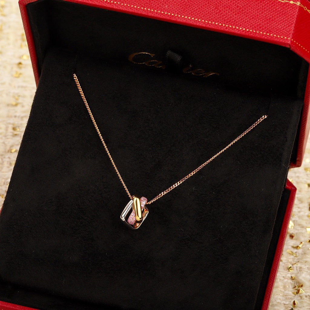 [OAKJURI Jewelry] TRINITY CUSHION NECKLACE COLLECTION