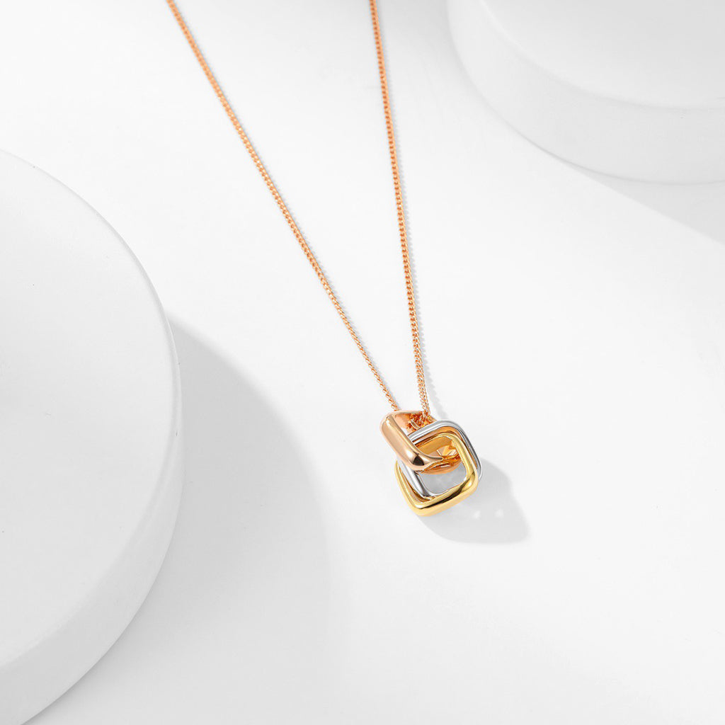 [OAKJURI Jewelry] TRINITY CUSHION NECKLACE COLLECTION