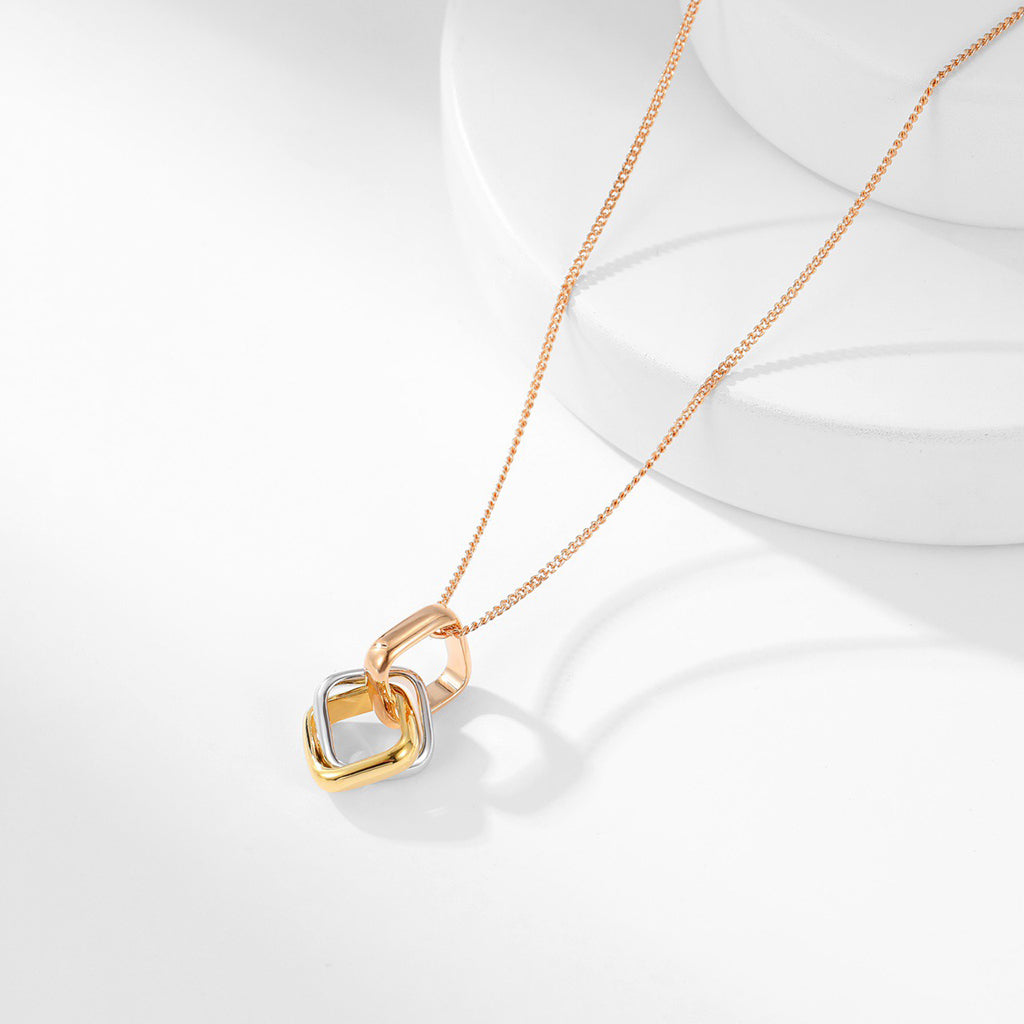 [OAKJURI Jewelry] TRINITY CUSHION NECKLACE COLLECTION