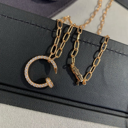 [OAKJURI Jewelry] JUSTE NECKLACE FULL DIAMONDS