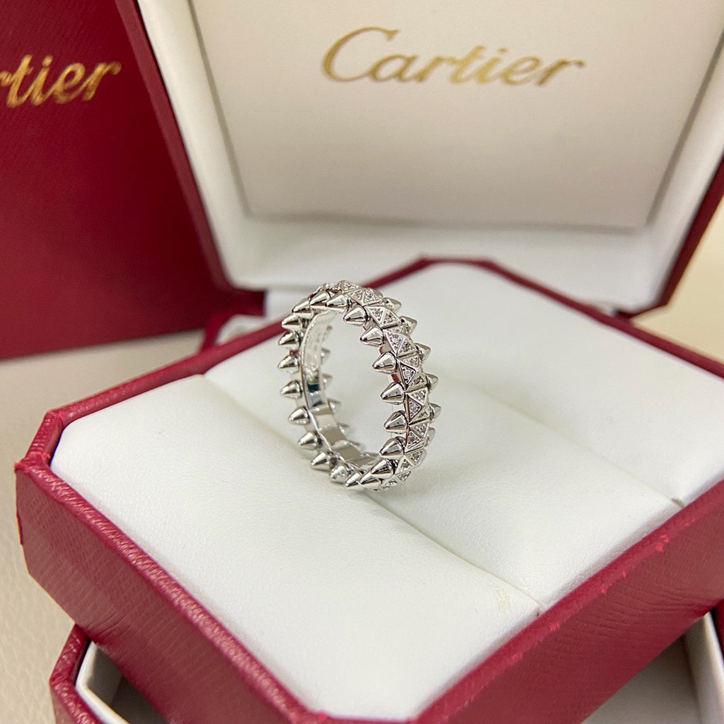 [OAKJURI Jewelry] CLASH 6.4MM SMALL FULL DIAMOND RING