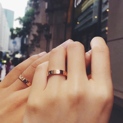 [OAKJURI Jewelry] LOVE RING 3.6 MM NO DIAMOND