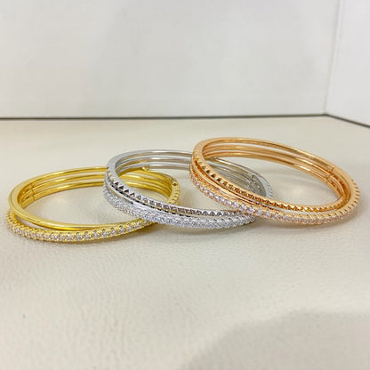 [OAKJURI Jewelry] ETINCELLE HALF-PAVED DIAMOND BRACELET