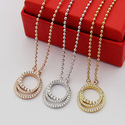 [OAKJURI Jewelry] ETINCELLE  FULL DIAMOND NECKLACE