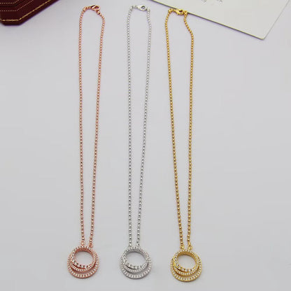 [OAKJURI Jewelry] ETINCELLE  FULL DIAMOND NECKLACE