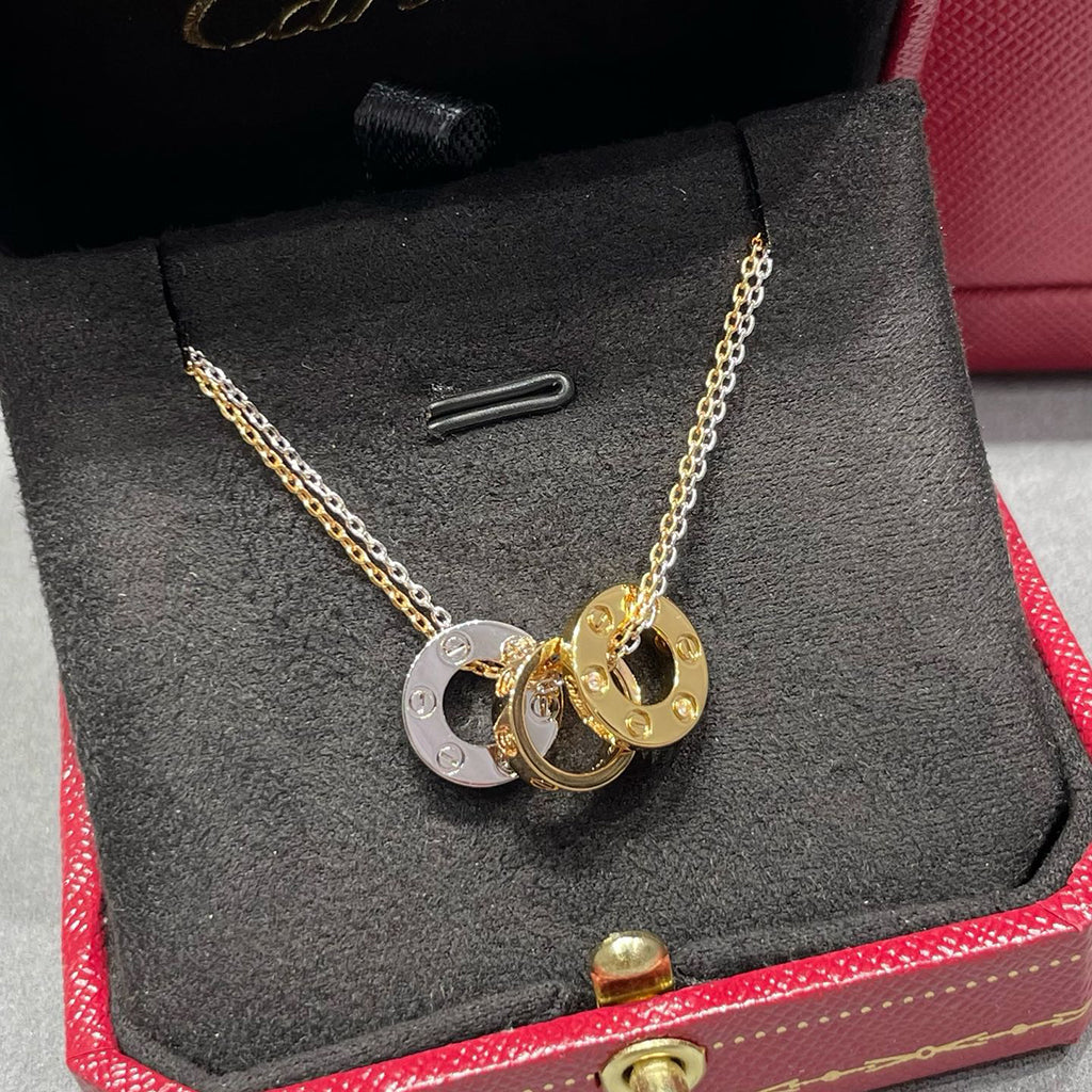 [OAKJURI Jewelry] LOVE 6 DIAMOND PENDANT NECKLACE