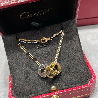 [OAKJURI Jewelry] LOVE 6 DIAMOND PENDANT NECKLACE