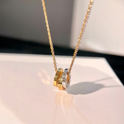 [OAKJURI Jewelry] LOVE 6 DIAMOND PENDANT NECKLACE