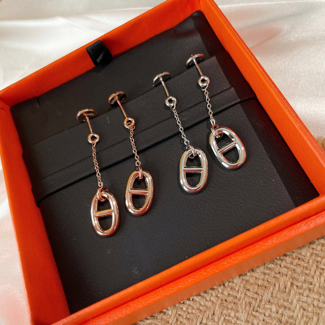 [OAKJURI Jewelry]CHAINE TASSEL EARRINGS