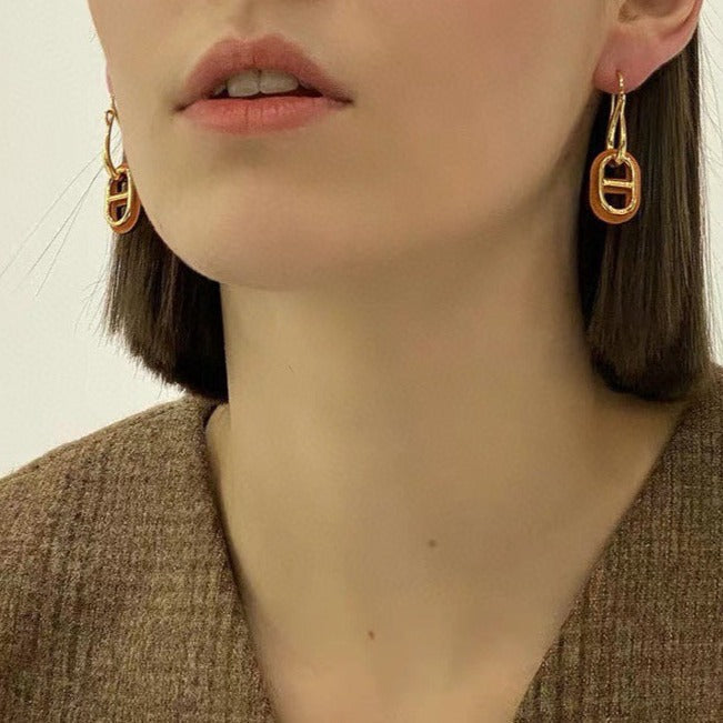 [OAKJURI Jewelry]HM O'MAILLON GOLD EARRINGS