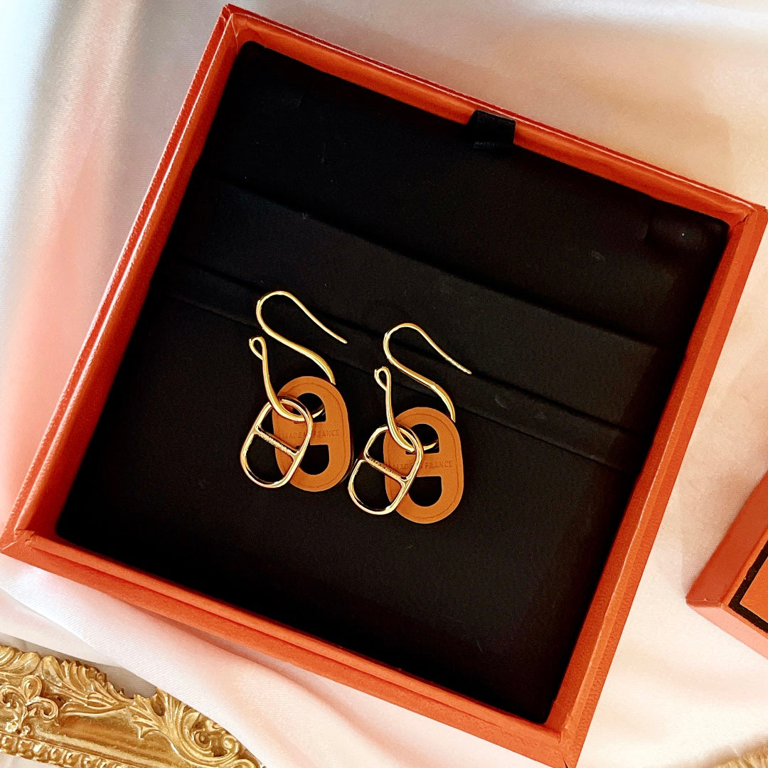 [OAKJURI Jewelry]HM O'MAILLON GOLD EARRINGS