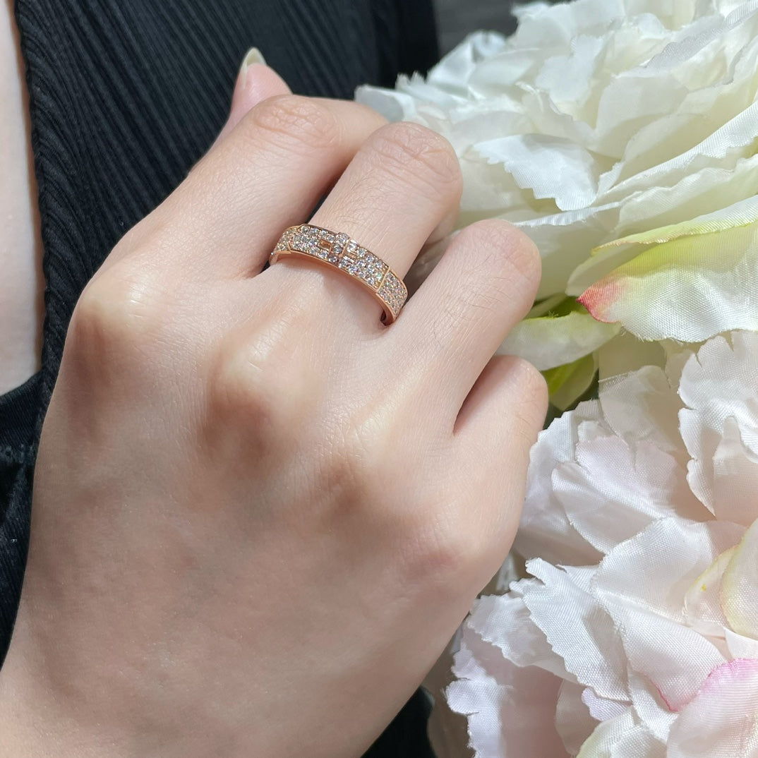 [OAKJURI Jewelry]KELLY PINK GOLD DIAMOND RING