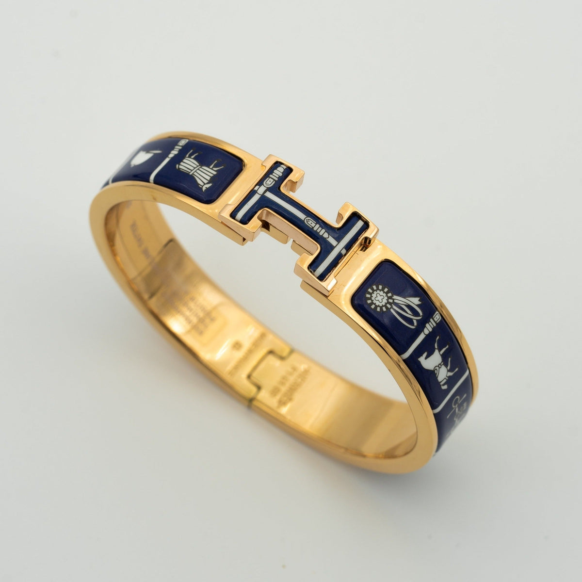 [OAKJURI Jewelry]H BRACELET BLUE CERAMIC